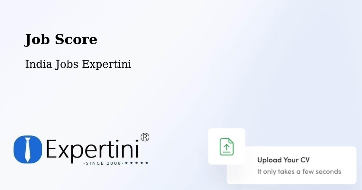 Job Score & Job Description Score Tool – Vapi - India Jobs Expertini